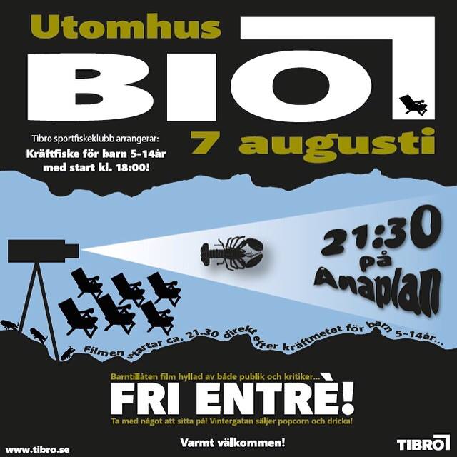 Du visar för närvarande Kräftfiske och utomhusbio