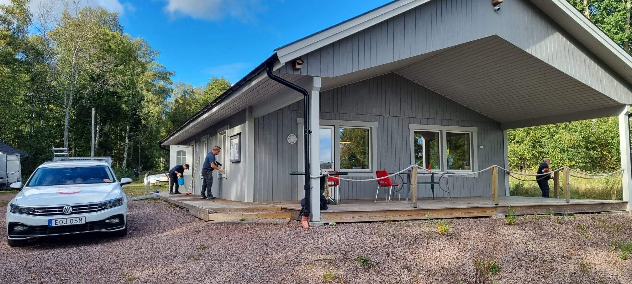 Du visar för närvarande Arbetsdag i båthamnen